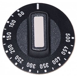 Buton termostat 50-500 °C, ø 50 mm, ax ø 6 x 4,6 mm, pentru termostat cuptor pizza - 110248