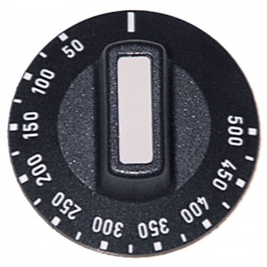 Buton termostat 50-500 °C, ø 50 mm, ax ø 6 x 4,6 mm, pentru termostat cuptor pizza - 110248 Buton termostat 50-500 °C, ø 50 mm, ax ø 6 x 4,6 mm, pentru termostat cuptor pizza - 110248