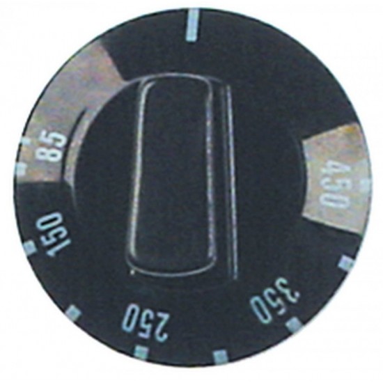 Buton termostat 85-450°C, ø 49 mm, ax ø 6x4,6 mm - 111740