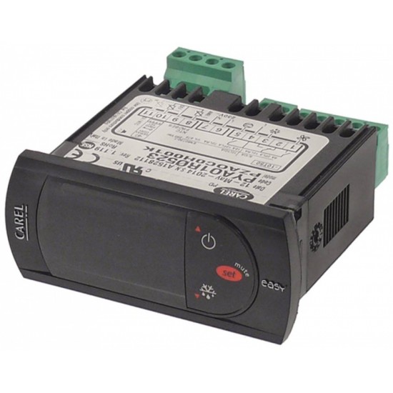Termostat digital CAREL PYAO1R0523, L 71x29 mm, 230 V, 3 relee NO-10A(10), CO-8A(4), NO-8A(4), senzori compatibili NTC, -50+90°C - 378370 Termostat digital CAREL PYAO1R0523, L 71x29 mm, 230 V, 3 relee NO-10A(10), CO-8A(4), NO-8A(4), senzori compatibili NTC, -50+90°C - 378370