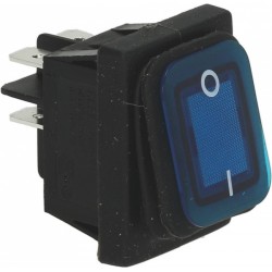 Intrerupator basculant cu burduf 16 A, 230 V, montare in fereastra 30x22 mm, iluminat albastru, simboluri O-I - 3319813 Intrerupator basculant cu burduf 16 A, 230 V, montare in fereastra 30x22 mm, iluminat albastru, simboluri O-I - 3319813