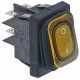 Intrerupator basculant cu burduf etans 16 a, 230 v, montare in fereastra 30x22 mm, iluminat galben, simboluri o-i - 346899 Intrerupator basculant cu burduf etans 16 a, 230 v, montare in fereastra 30x22 mm, iluminat galben, simboluri o-i - 346899