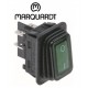 Intrerupator basculant etans 20 A, 250 V, montare in fereastra 30x22 mm, iluminat verde, simboluri O-I - 347531 Intrerupator basculant etans 20 A, 250 V, montare in fereastra 30x22 mm, iluminat verde, simboluri O-I - 347531