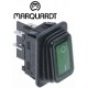 Intrerupator basculant etans 20 A, 250 V, montare in fereastra 30x22 mm, iluminat verde, simboluri O-I - 347531 Intrerupator basculant etans 20 A, 250 V, montare in fereastra 30x22 mm, iluminat verde, simboluri O-I - 347531