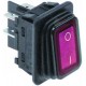 Intrerupator basculant etans 20 A, 250 V, montare in fereastra 30x22 mm, iluminat rosu, simboluri O-I - 347775 Intrerupator basculant etans 20 A, 250 V, montare in fereastra 30x22 mm, iluminat rosu, simboluri O-I - 347775