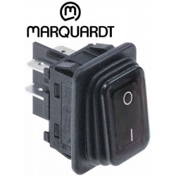 Intrerupator basculant etans 20A, 250V, montare in fereastra 30x22 mm, negru, simboluri O-I - 347814 Intrerupator basculant etans 20A, 250V, montare in fereastra 30x22 mm, negru, simboluri O-I - 347814
