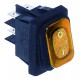 Intrerupator basculant cu burduf etans, contacte 20 A, 230 V, montare 30x22 mm, iluminat galben - 347973 Intrerupator basculant cu burduf etans, contacte 20 A, 230 V, montare 30x22 mm, iluminat galben - 347973