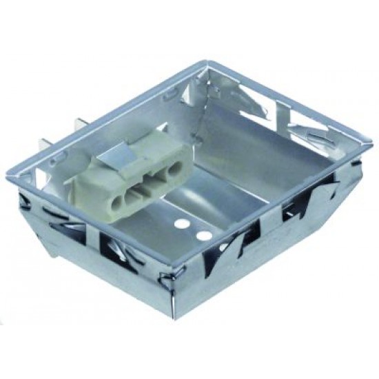 Fasung lampa pentru bec G9, L 55x70 mm, H 32 mm, conectori 6,3 mm - 357105