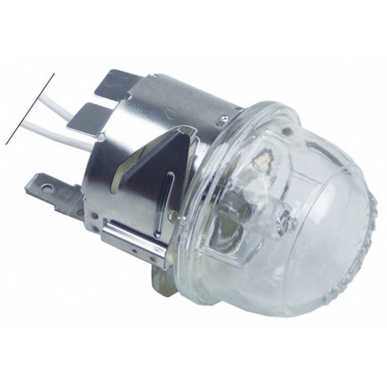 Lampa cuptor, montare ø 35,5 mm, 12 V, 20 W, bec G4, cablu 450 mm - 357162