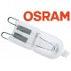 Bec halogen G9, 230V, 40 W, temperatura maxima 300 °C - 357196 Bec halogen G9, 230V, 40 W, temperatura maxima 300 °C - 357196