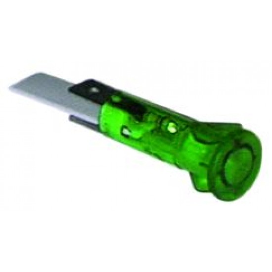 Lampa indicatoare verde, 230 V, montare ø 10 mm - 359139 Lampa indicatoare verde, 230 V, montare ø 10 mm - 359139