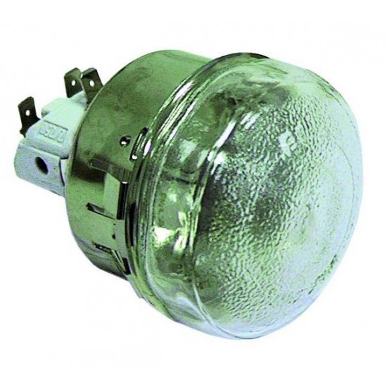 Lampa cuptor completa 40W, 230V, orificiu montare ø 65,6mm, E14, temp-resist. 300°C - 359712