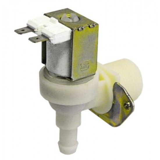 Electrovalva plastic unghiulara 230V, intrare Â¾", iesire 11,5 mm, deschidere nominala DN10, TP - 370015