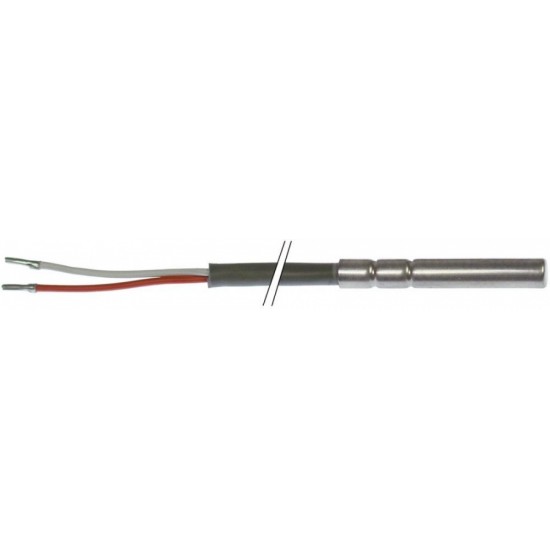 Senzor de temperatura PTC 1 kOhm, bulb ø 6 x 40 mm, temperaturi de la -40  la +150 °C, cablu siliconic 2 m - 378067