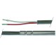 Senzor de temperatura PTC 1 kOhm, bulb ø 6 x 40 mm, temperaturi de la -40  la +150 °C, cablu siliconic 2 m - 378067
