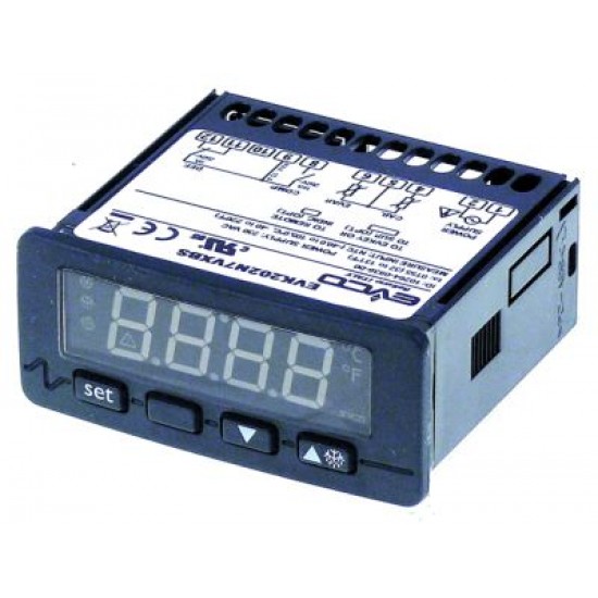 Termostat digital Every Control EVK202, 230 V, cu 2 relee, 2 sonde (neincluse) NTC / PTC, -50+150°C, cu degivrare si alarma - 378150 Termostat digital Every Control EVK202, 230 V, cu 2 relee, 2 sonde (neincluse) NTC / PTC, -50+150°C, cu degivrare si alarma - 378150