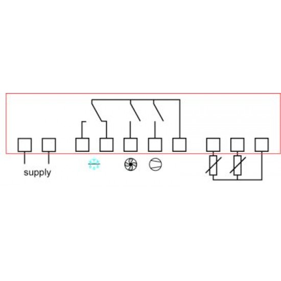 Termostat digital Every Control EVK203, 230 V, cu 3 relee, 2 sonde (neincluse) NTC / PTC, -50+150°C, cu degivrare si alarma - 378154 Termostat digital Every Control EVK203, 230 V, cu 3 relee, 2 sonde (neincluse) NTC / PTC, -50+150°C, cu degivrare si alarma - 378154