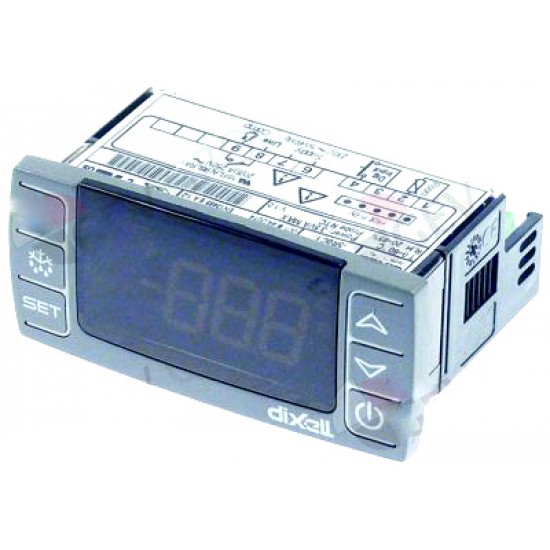 Termostat digital DIXELL XR02CX-5R0C1, alimentare 230V, montare 71x29 mm, iesire cu 1 releu 20A, senzor NTC - 378766