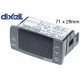Termostat digital DIXELL XR02CX-5R0C1, alimentare 230V, montare 71x29 mm, iesire cu 1 releu 20A, senzor NTC - 378766