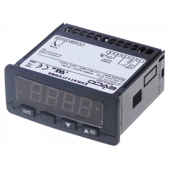 Termostat digital Every Control tip EVK411J7VHBS, 230V, -100+800°C, sonda TC/J, inlocuieste EVCO - FK400YJ70B - 378282 Termostat digital Every Control tip EVK411J7VHBS, 230V, -100+800°C, sonda TC/J, inlocuieste EVCO - FK400YJ70B - 378282