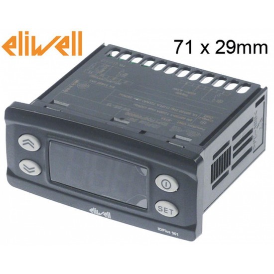 Termostat digital Eliwell IDPlus 961, 230 V, -55 +150 °C, sonde compatibile NTC, PTC, Pt1000 - 378298 Termostat digital Eliwell IDPlus 961, 230 V, -55 +150 °C, sonde compatibile NTC, PTC, Pt1000 - 378298