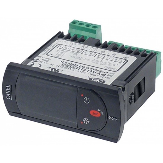 Termostat digital CAREL PYAO1R0523, L 71x29 mm, 230 V, 3 relee NO-10A(10), CO-8A(4), NO-8A(4), senzori compatibili NTC, -50+90°C - 378370 Termostat digital CAREL PYAO1R0523, L 71x29 mm, 230 V, 3 relee NO-10A(10), CO-8A(4), NO-8A(4), senzori compatibili NTC, -50+90°C - 378370