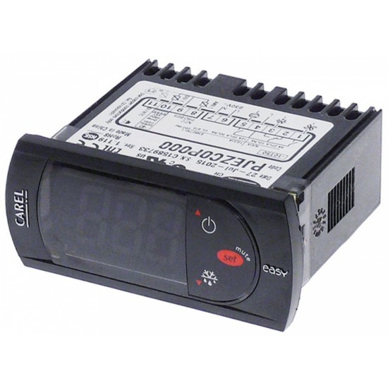 Termostat digital CAREL PJEZC0P000, -50 +99 °C, alimentare 230V, sonde NTC, cu 3 relee - 378475