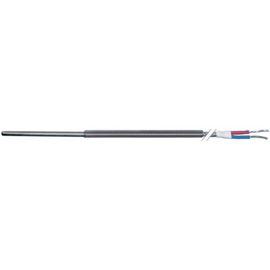 Sonda de temperatura TCJ, senzor ø 6x100 mm, cablu vetrorex 3 m, -50 +750°C - 379051