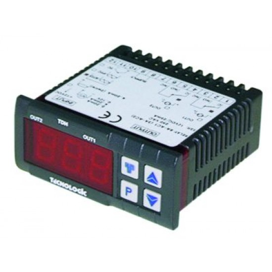Controler electronic ASCON TECNOLOGIC TLK38FCRR, cu 2 relee iesire, alimentare 12V AC/DC, sonde Pt100/TC (J,K) - 379224 Controler electronic ASCON TECNOLOGIC TLK38FCRR, cu 2 relee iesire, alimentare 12V AC/DC, sonde Pt100/TC (J,K) - 379224