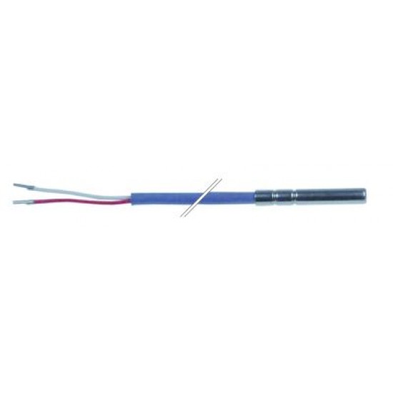 Senzor - sonda de temperatura NTC, 10 Kohm la 25°C, domeniu -40+110 °C, bulb ø 6 x 40 mm, cablu siliconic lungime 3 m - 379343 Senzor - sonda de temperatura NTC, 10 Kohm la 25°C, domeniu -40+110 °C, bulb ø 6 x 40 mm, cablu siliconic lungime 3 m - 379343