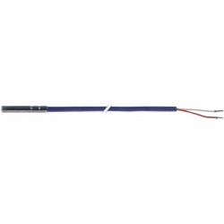 Sonda de temperatura NTC 10 KOhm la 20°C, cablu siliconic 1500 mm, bulb ø 6x40 mm, - 40 + 110 °C - 379458 Sonda de temperatura NTC 10 KOhm la 20°C, cablu siliconic 1500 mm, bulb ø 6x40 mm, - 40 + 110 °C - 379458