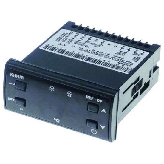 Termostat digital KIOUR REF-DF-SM V4.2, 230V, sonda tip PTC, -19+99°C, cu 3 relee iesiri - 379494 Termostat digital KIOUR REF-DF-SM V4.2, 230V, sonda tip PTC, -19+99°C, cu 3 relee iesiri - 379494
