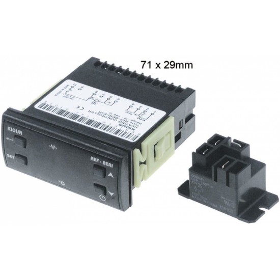 Termostat digital KIOUR REF-BERI-ExR, 230V, compatibil sonda PTC, domeniu -19 +99 °C - 379754 Termostat digital KIOUR REF-BERI-ExR, 230V, compatibil sonda PTC, domeniu -19 +99 °C - 379754