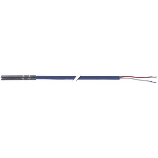 Senzor - sonda temperatura NTC 10 kOhm, domeniu -50 +110 °C, bulb ø 6x40 mm, cablu silicon - 381569 Senzor - sonda temperatura NTC 10 kOhm, domeniu -50 +110 °C, bulb ø 6x40 mm, cablu silicon - 381569
