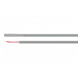 Sonda/senzor de temperatura PTC 1 kOhm, -50 +150°C, bulb ø 6 x 40 mm, cablu siliconic 3 metri - 379064
