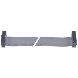 Ribbon cable 16-pole L 460mm plug type 2 row Qty 1m - 400339 Ribbon cable 16-pole L 460mm plug type 2 row Qty 1m - 400339
