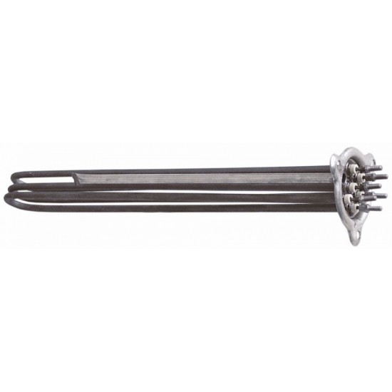 Rezistenta 9000W, 230V, L 410 mm, cu 3 circuite si teaca bulb termostat - 416215