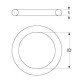 Oring EPDM grosime 3,53 mm, diam. int. ø 36,1 mm, plic cu 10 bucati, MS-0698568, 3186338 - 511526