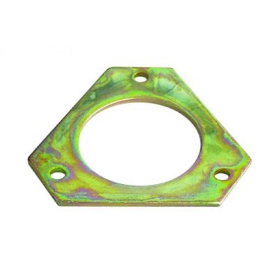 Flansa cu 3 gauri, int. ø 53,5 mm, distanta dintre gauri 70,5 mm, ø 6,5 mm - 520235 Flansa cu 3 gauri, int. ø 53,5 mm, distanta dintre gauri 70,5 mm, ø 6,5 mm - 520235