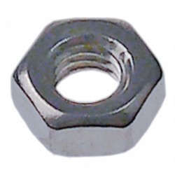 Piulita INOX M4, H 3,2 mm, hexagon 7mm, DIN 934, 20 de bucati - 560131