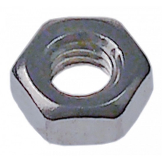 Piulita INOX M4, H 3,2 mm, hexagon 7mm, DIN 934, 20 de bucati - 560131