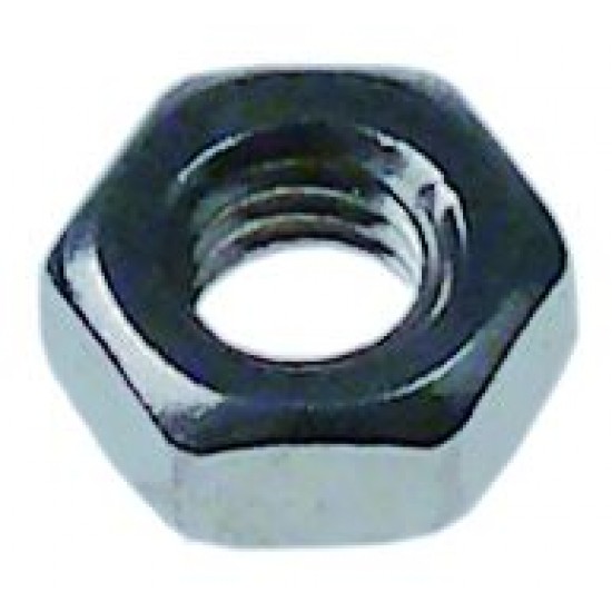Piulita Inox M4, H 3,2 mm, hexagon 7 mm, DIN 934, 1 buc - 560340
