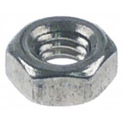 Piulita Inox M4, H 3,2 mm, hexagon 7 mm, DIN 934, 1 buc - 560340