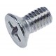 Surub inox cu cap inecat, filet M4, L 8 mm, DIN 965 / ISO 7046, punga cu 20 bucati - 560481