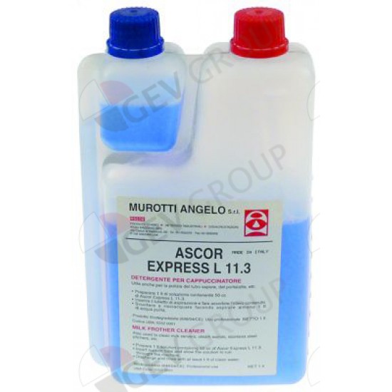 Solutie detergent pentru reziduri de lapte la capucinator sau masina de frisca, bidon 1 litru ASCOR Express L11.3 - 802089 Solutie detergent pentru reziduri de lapte la capucinator sau masina de frisca, bidon 1 litru ASCOR Express L11.3 - 802089