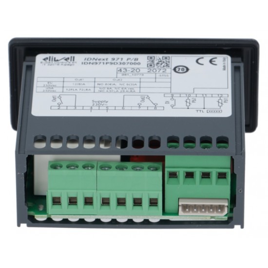 Termostat digital ELIWELL type IDNext971P/B, model IDN971P9D307000, 230V
