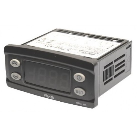 Termostat electronic Eliwell ICPlus 915, ICP22DI450000, alimentare 12-24V AC/DC, 2 relee iesire 8A, sonda PTC/NTC neinclusa Termostat electronic Eliwell ICPlus 915, ICP22DI450000, alimentare 12-24V AC/DC, 2 relee iesire 8A, sonda PTC/NTC neinclusa