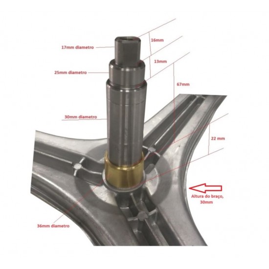 Tripoda tambur masina de spalat BOSCH 684101 Tripoda tambur masina de spalat BOSCH 684101
